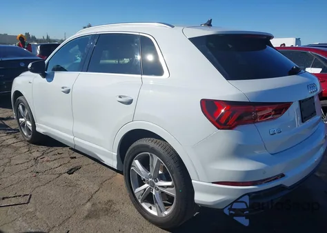 2020 Audi Q3 Premium 45 Tfsi S Line Quattro Tiptronic from USA, damaged, VIN WA1DECF31L1121912